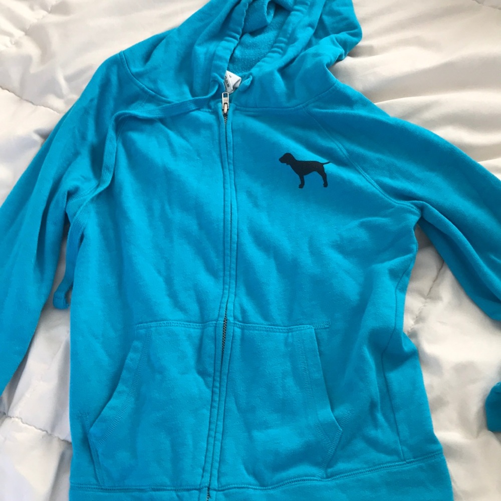 PINK blue sweatshirt